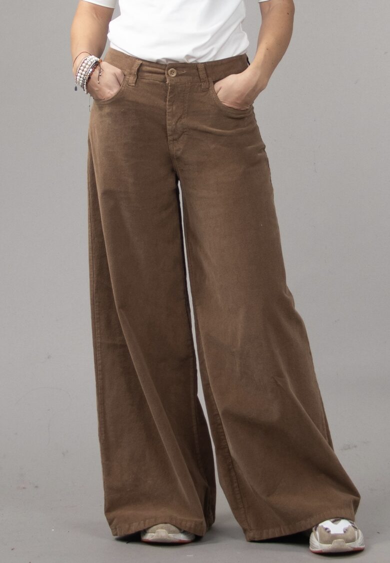 Velveta bikses brūnas, XS